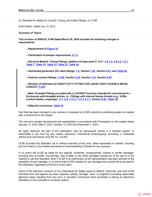 UL 514B PDF UL 514B PDF